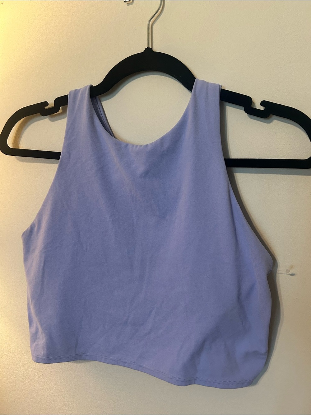 Athleta Lilac High Neck Crop Tank Top